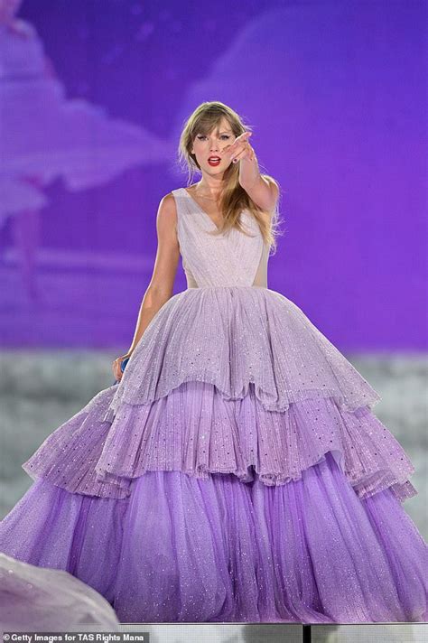 taylor swift purple dress